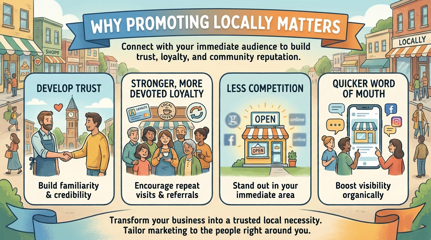 how to promote business locally