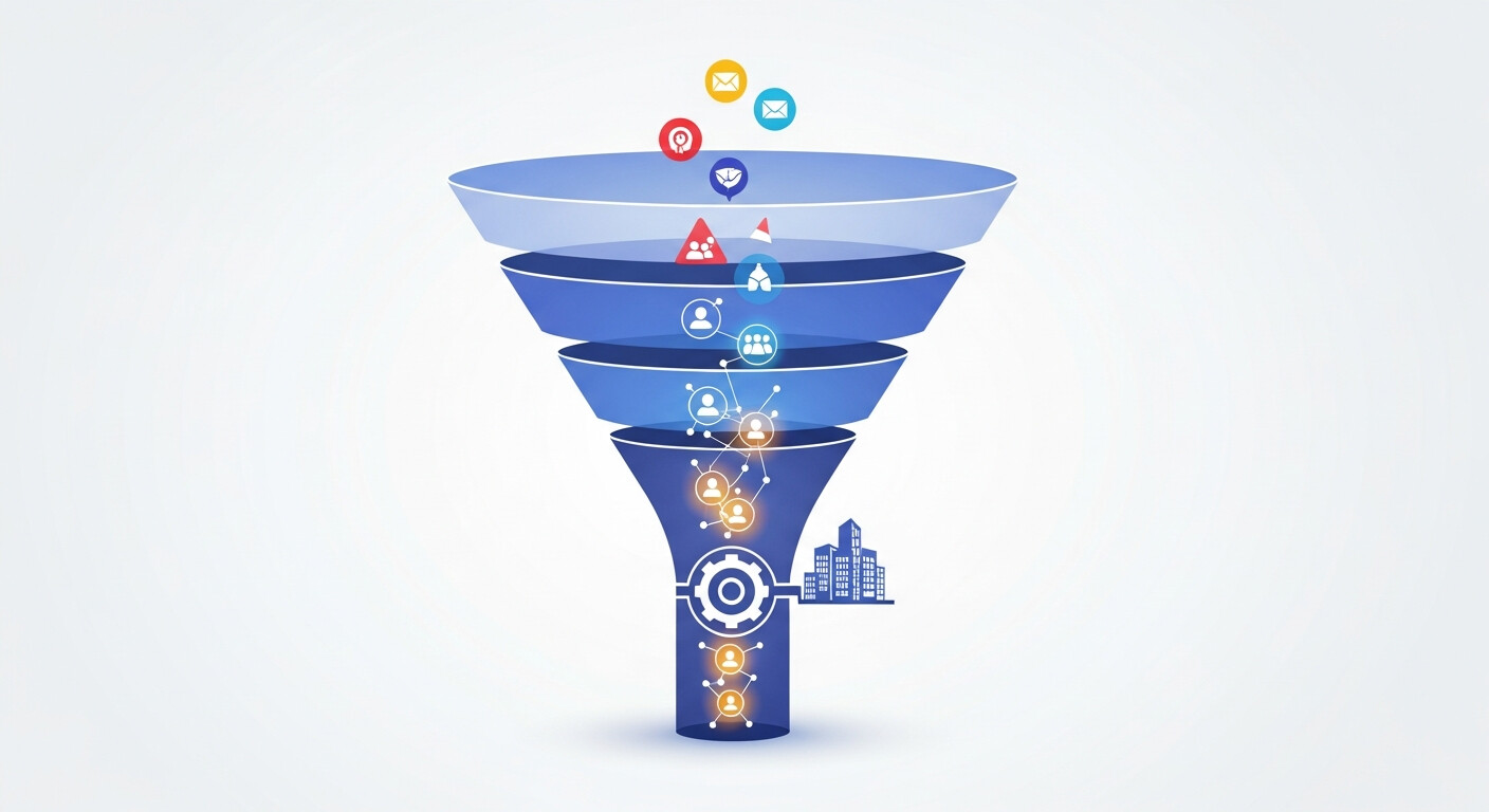 ABM Fits Into the Modern B2B Marketing Funnel