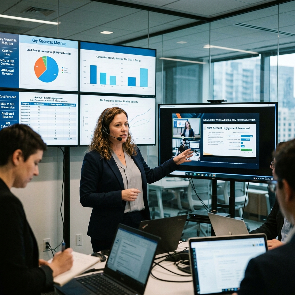 Measuring ROI and Success Metrics in Live Webinars for ABM